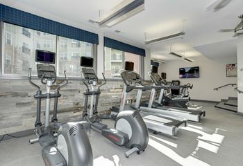State-of-the-art gym and spin studio